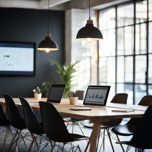 Abstract representation of AI technology integrating with business tools.